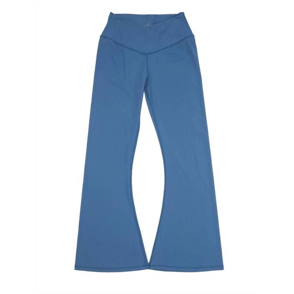 NEW SIMPLY SOUTHERN women's flare leggings in blue